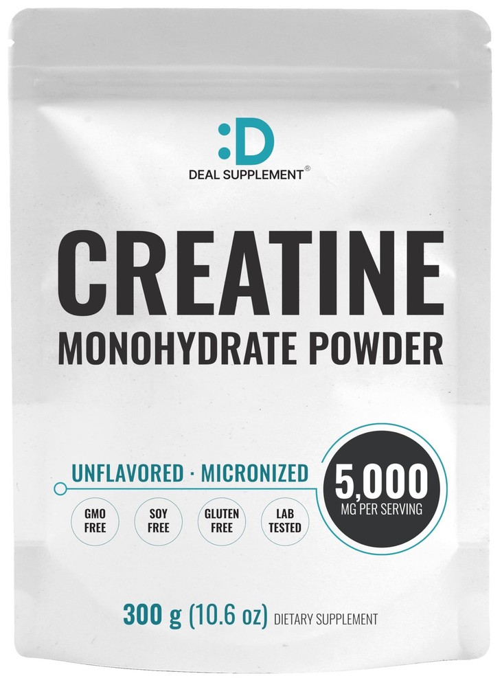 DEAL SUPPLEMENT Instant Creatine Monohydrate Powder, 10.6 Ounce (Pack of 1)