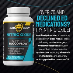PeakBody Nitric Oxide 90 Tablets – Max Strength Blood Flow & Libido Support