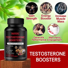 120 Caps Testosterone Booster – Increase Energy, Improve Muscle Strength&Growth