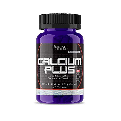 Ultimate Nutrition Calcium Plus Vitamin D Supplement with Zinc for Bone Strength