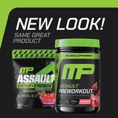MusclePharm Assault Energy & Strength Pre Workout – 30 Servings, Watermelon