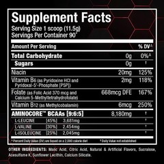 ALLMAX AMINOCORE BCAA Powder, White Grape, 90 Servings, 1035 g