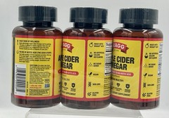 Lot of 3 Bragg Apple Cider Vinegar 90 Capsules Each Dietary Supplement EXP 03/27