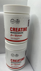 Old School Labs 2pk Creatine Monohydrate Women 240g Sugar Free Unflavored Powder