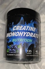 Creatine Monohydrate Gummies 5G 135 Ct 45 Servings Blueberry Exp 01/27