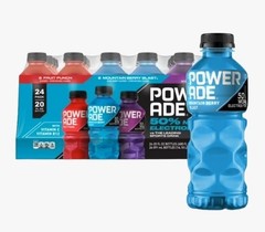 POWERADE Sports Drink Variety Pack, 20 fl. oz. Bottles, 24 Pack, Electrolytes