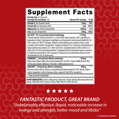 Isa-Test GF Testosterone Support Plus Anti Estrogen, 120 Count