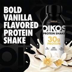 Oikos Vanilla Protein Shake 30g High Protein Low Sugar 12 Pack 12 fl oz