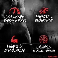 Insane Labz PSY-CHO-TIC Pre-Workout Powerhouse Energy Focus Pumps 35 Serving New