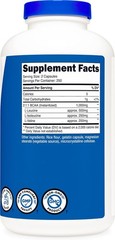 BCAA 1000Mg, 500 Capsules (250 Serv), 2:1:1 Branched Chain Amino Acids (500Mg…