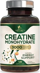 Creatine Monohydrate Capsules 3000mg – Best Micronized 120 Count (Pack of 1)