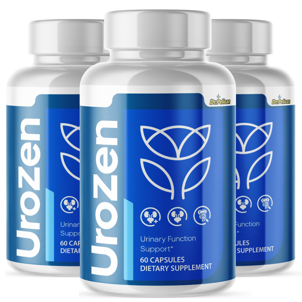 UroZen- Prostate Support- 3 Bottles- 180 Capsules