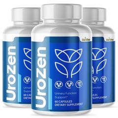 UroZen- Prostate Support- 3 Bottles- 180 Capsules