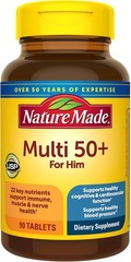 Nature Made Multi for Him 50+, 90 Tablets