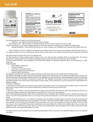 Keto BHB Diet Weight Loss Fat Carb Block 60 Caps Advanced Free Shipping