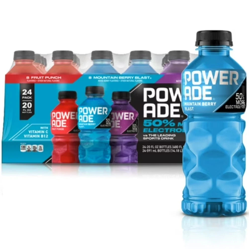 POWERADE Variety Pack Bottles, 20 fl. oz., 24 pk.