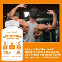 1000mg Supplement 500mg Ajuga Turkestanica Per Serving Increase Stamina Capsules