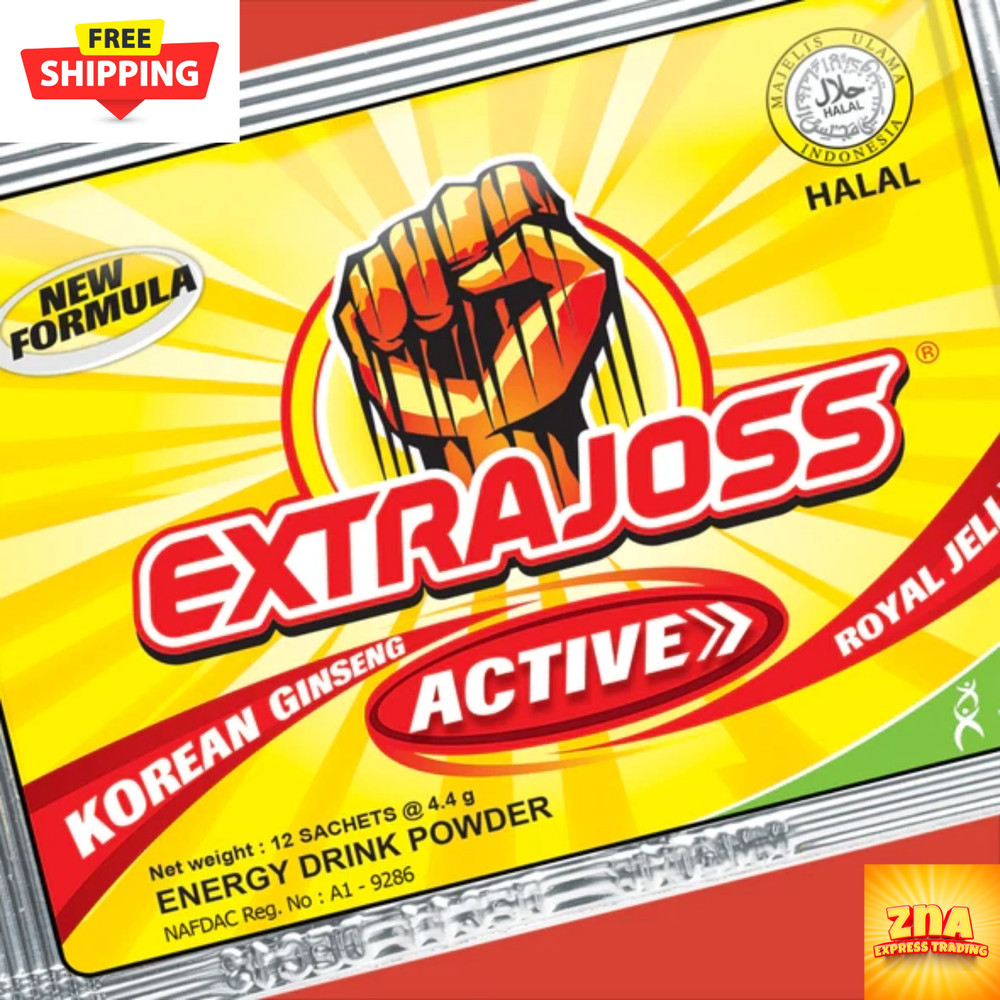 EXTRA JOSS – SUGAR FREE Sports Suppliment Energy & Hydration Free Ship – 10 Boxs