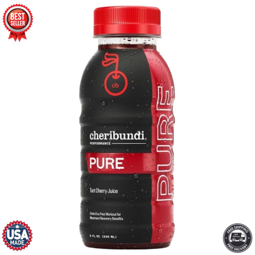 Cheribundi Tart Cherry Juice 8 fl oz 24 Pack | Natural Recovery Sleep Drink USA