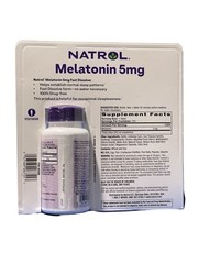 Melatonin 5 mg Sleep Aid 250 Fast Dissolve Tablets
