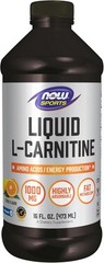 NOW Foods Sports Nutrition, L-Carnitine Liquid 1000 mg, 16 Fl Oz (Pack of 1)