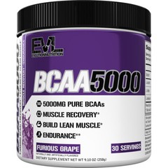 EVL Evlution Nutrition BCAA 5000 30 Servings Build Muscle – ALL Flavors & Sizes