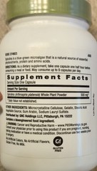 Gnc SuperFoods SPIRULINA 120 Capsules (120 Servings) Whole Plant BEST BY 05/26