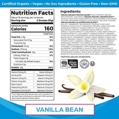 Orgain Organic Protein Powder Vanilla Bean 32oz (2lb)
