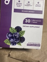 Quench Co Pre-Workout Mixed Berry – 6 Boxes (30 Tabs Each) – 180 Tabs 04/2026