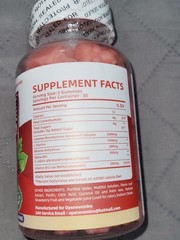 Creatine Monohydrate Gummies Complex, 90 Strawberry Gummies, Exp 11/26