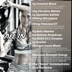 Pump Fuel ALL IN Insanity Ultimate Muscle Pump Supplement & Pre Workout Powder