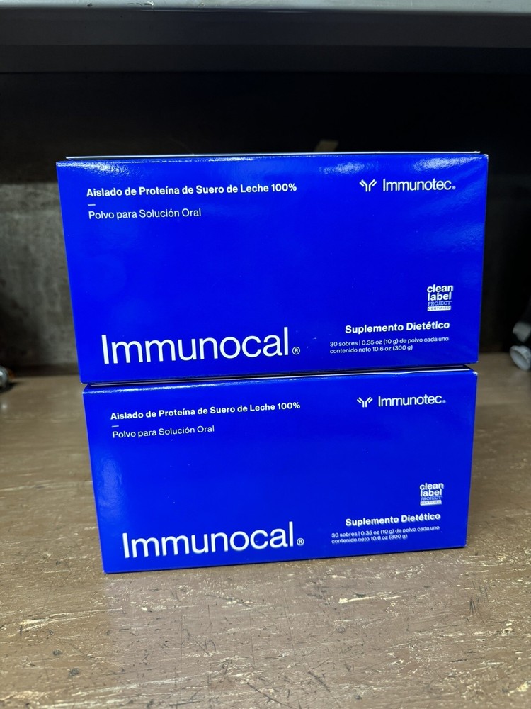 2 Immunocal Classic ( Blue ) : 2 BOXES – 60 Pouches. EXP 06/2027