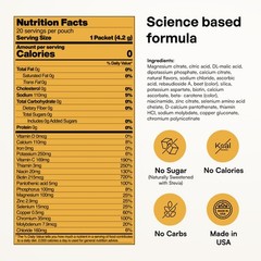 Selenium Electrolytes Packets – Multivitamin Peach Mango 20 Pack Hydration Pa…