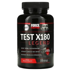 Force Factor Test X180 Legend ~ Test Booster Muscle Builder ~ 120 caps Exp 05/28