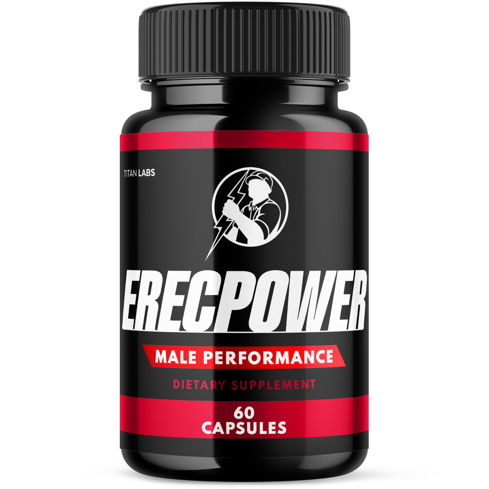 Erecpower for Men, Erec Power Advanced Formula Male Support Pills (60 Capsules)