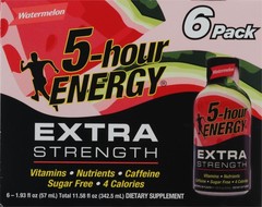 Watermelon Flavor Extra Strength 5-hour ENERGY Shots