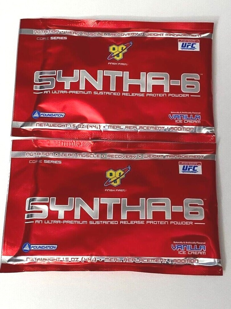 Syntha-6, Lean Desert Protein BANANA flavor & more single serving PACKETS