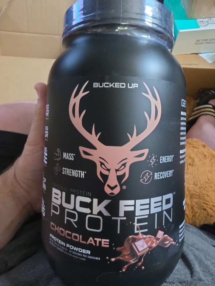 Bucked Up Buck Feed Original Protein Powder Chocolate 30 Servings