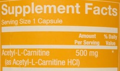 The Vitamin Shoppe ACETYL L-CARNINTINE 240 Capsules ( 240 Servings )BEST BY 5/25