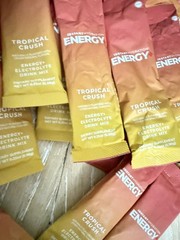 Instant Hydration + ENERGY Electrolyte Drink Mix – TROPICAL CRUSH 50 Packets