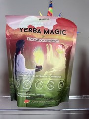 BRAINISTA Yerba Magic Electrolytes Hydration + Energy No Sugar, 20 Packets