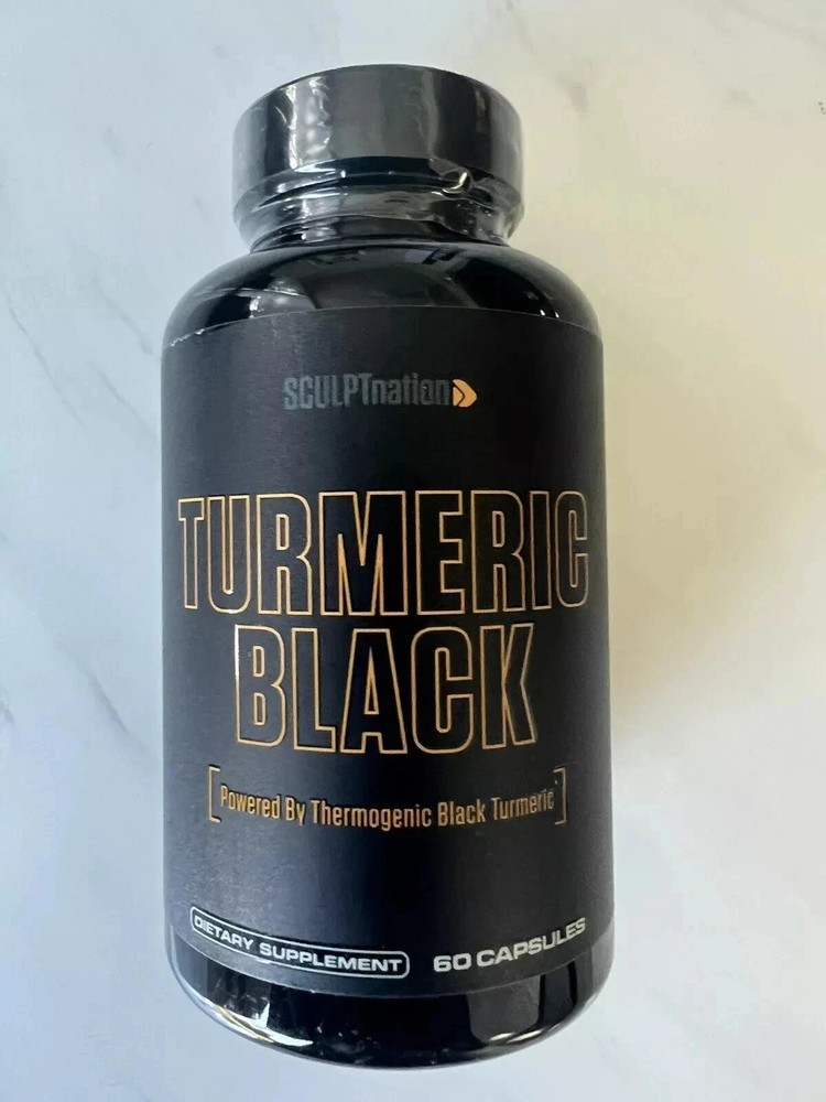 5 Pack- Turmeric Black Sculptnation Fatigue Muscle Build Fat Burn Bloating Treat
