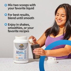 Garden of Life Organic Vegan Protein Powder with Probiotics, BCAAs, NSF Certi…