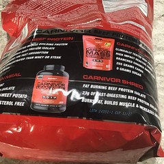 MuscleMeds Carnivor Mass Anabolic Beef Protein Gainer, Vanilla Caramel, 10 lb