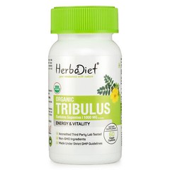 Organic Tribulus Terrestris Capsules – Muscle Booster with High Potency Saponins