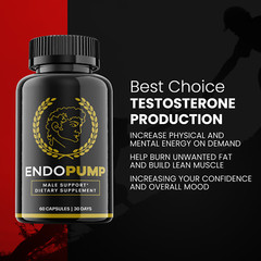Endopump Capsules, Endo Pump Male Advanced Male Supplement (60 Capsules)