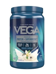 Vega Premium Protein + Supergreens – Creamy Vanilla (13 Servings) 12/26