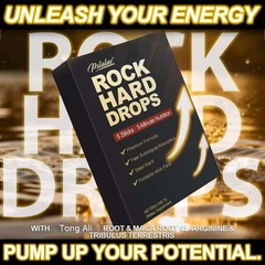 Rock Hard Drops – with Tribulus Terrestris, Maca Root, L-Arginine, Men’s Health