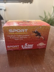 5 Hour Energy Sport Pre Workout Vital Orange 12 Pa K Fast Shipping