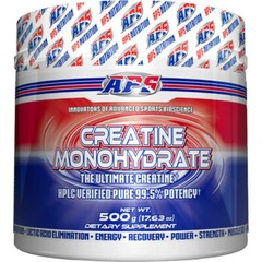 APS CREATINE MONOHYDRATE Powder HPLC Pure Potency 100 Servings 500g Grams Size